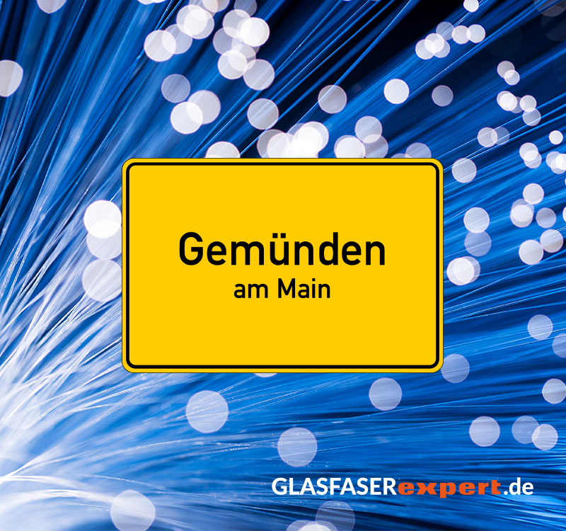 Glasfaser in Gemünden am Main